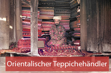 Bild eines Teppichhändlers